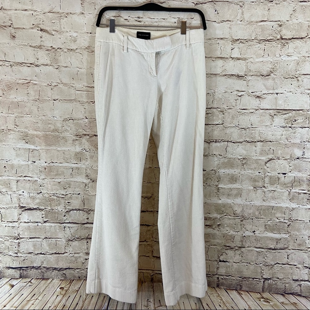 The Limited Tierney fit cream corduroy pant size 2